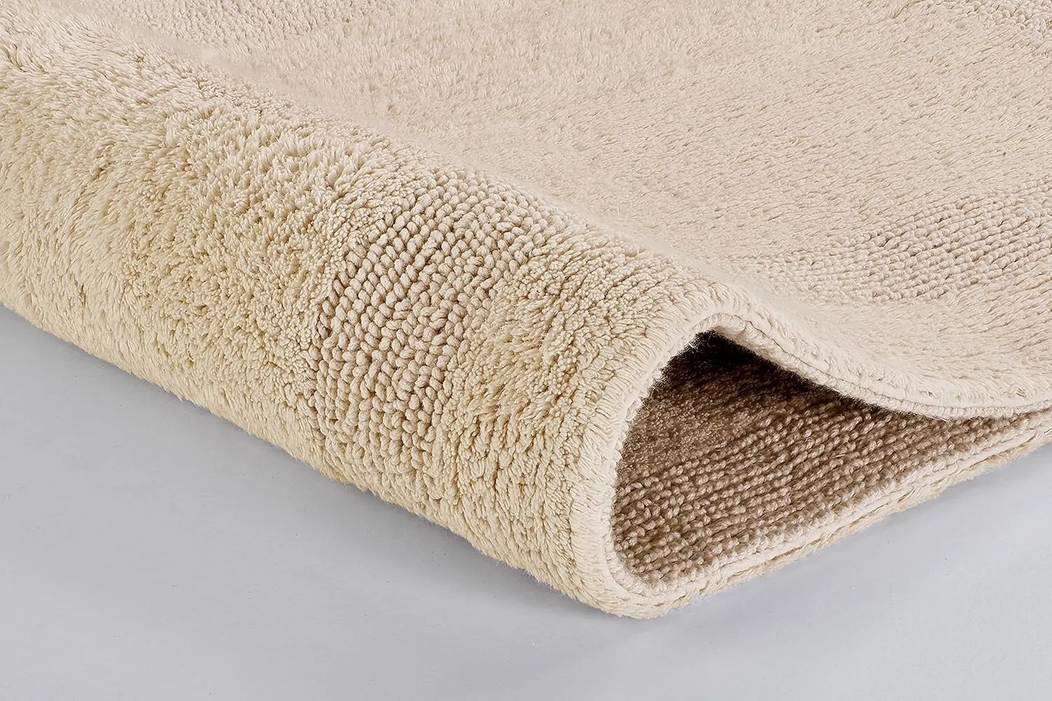 Eco Living Arizona Reversible Cotton Bathroom Rug (27.6x47.2in, Natural)