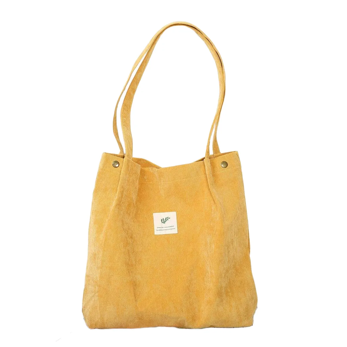 EcoLux Corduroy Tote Bag