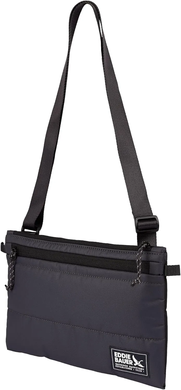 Eddie Bauer Ripstop Nylon Puffer Crossbody Bag