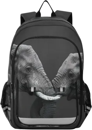 Elephant Print Backpack for Boys Middle-School Elementary Bookbags 20325175