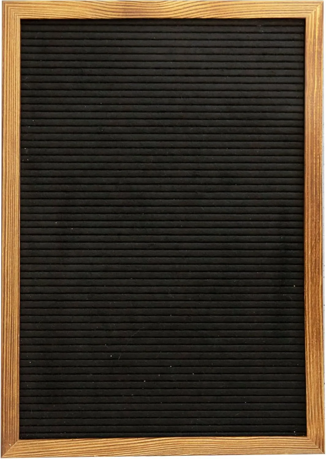 EMMA   OLIVER Bette Letter Board - 12"x17" - Torched Wood Frame - Black Felt - 389 Letter, Number & Symbols Set - Canvas Carry Bag - Sawtooth Hanger - Easel Stand