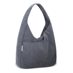Entchin Women Hobo Bag Purse Corduroy Handbag Casual Shoulder Satchel Tote Bag