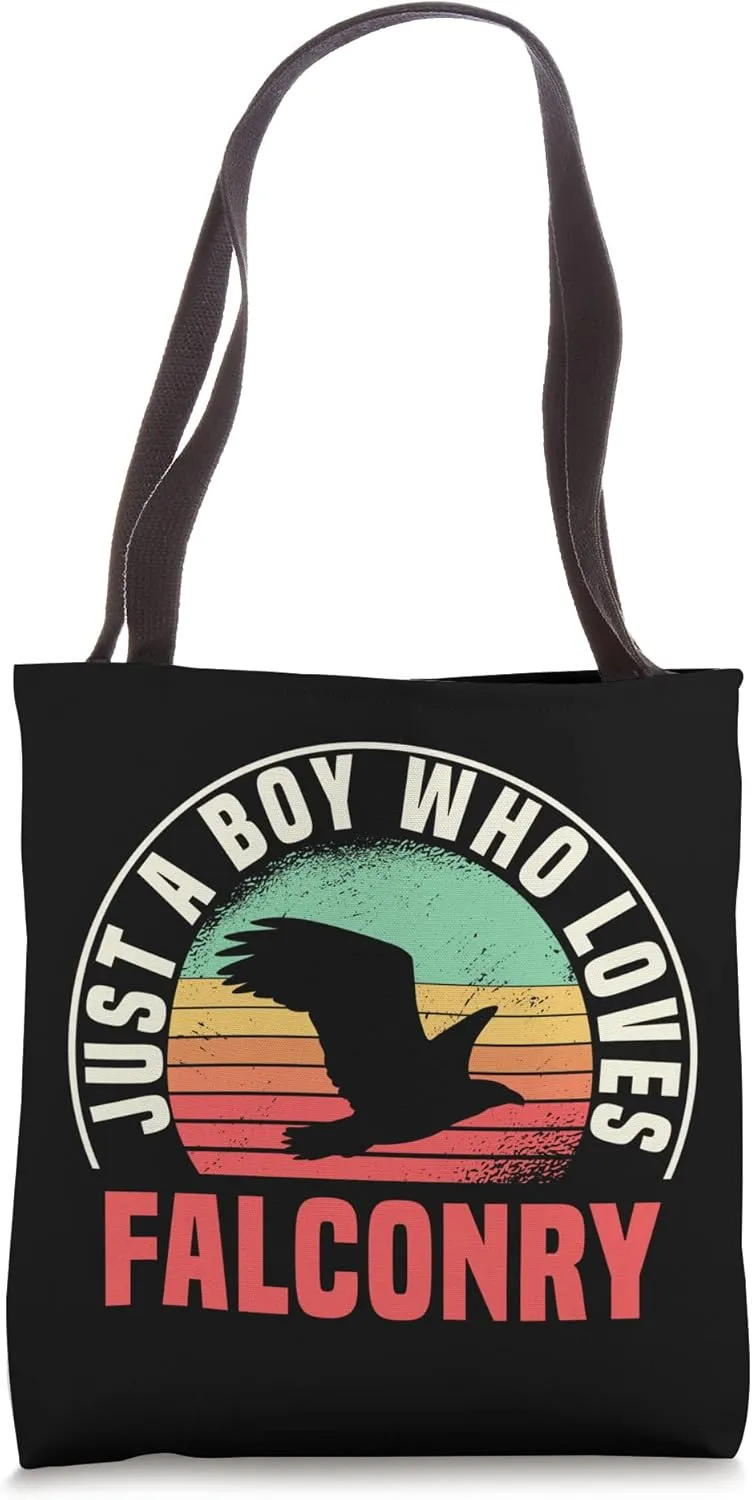 Falconer Falconry Retro Vintage Gamehawking Hawker Falcon Tote Bag