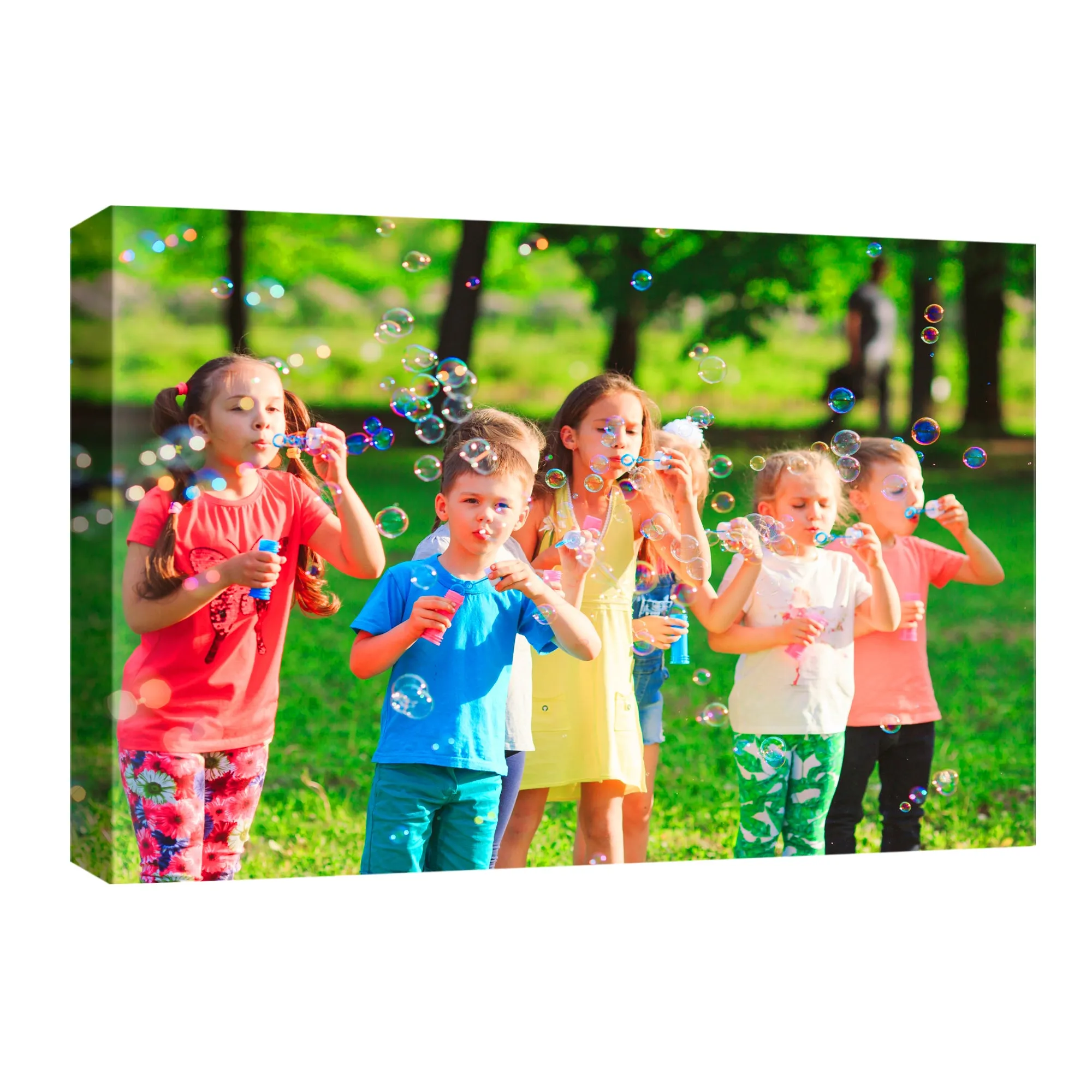 Family Picture To Canvas Print Kids Baby Portrait Custom Canvas Print