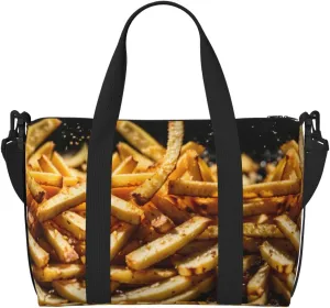 Fast Food Print Versatile Travel Gym Carry Bag,Ideal For Business,Sports,Weekend Stays