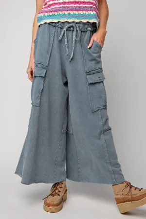 Feelin' Good Utility Pants in Faded Navy