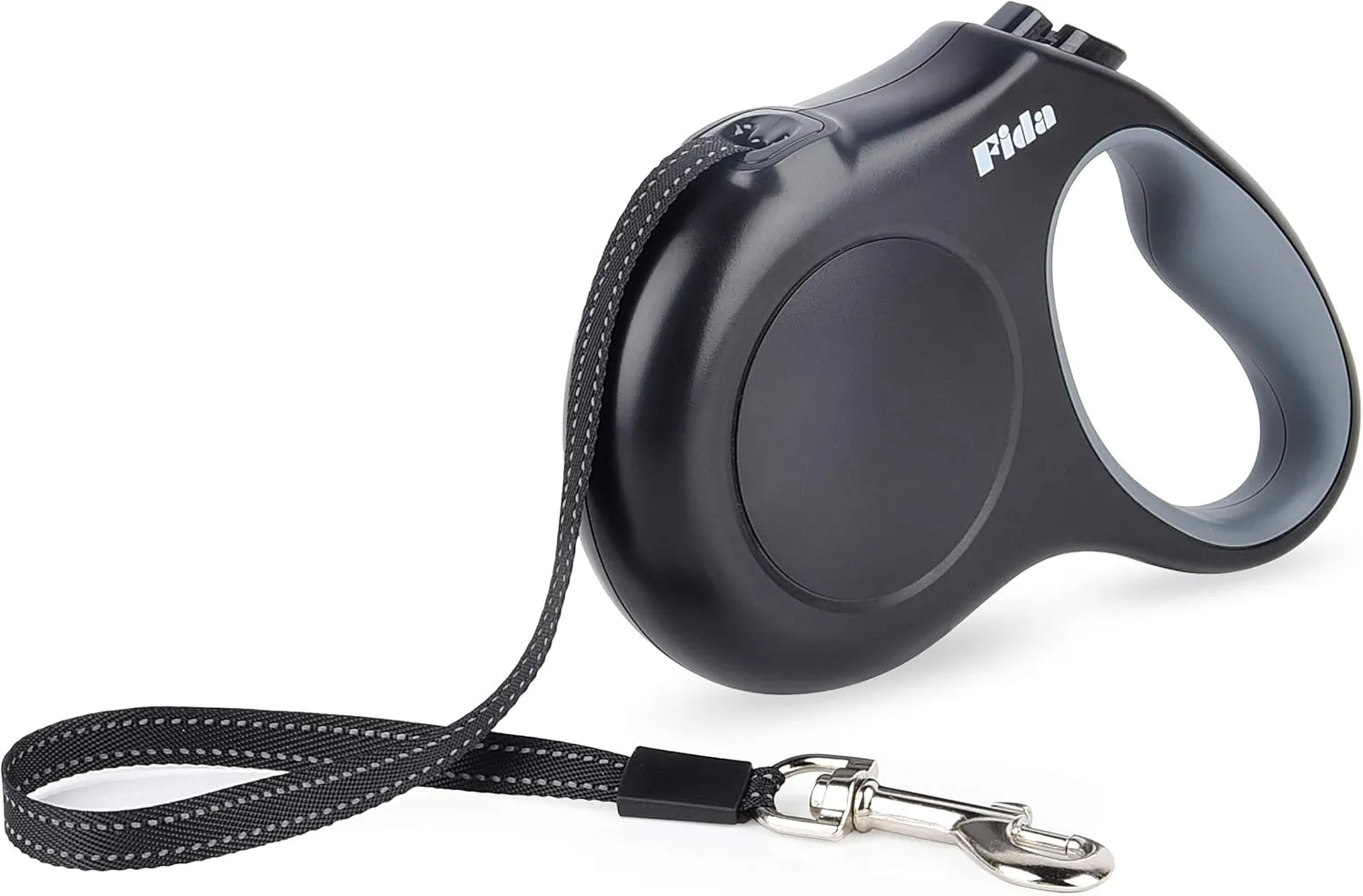 Fida Retractable Dog Leash, 16 ft Dog Walking Leash for Small Dogs up to 26 lbs, 360° Tangle Free, Black