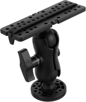 Fish Finder Bracket Depth Fish Finder Device Key Chain Cute Ice Fishing Fish Finder Tripod Keychain Carabiner Canoe Accessories Fishing Key Tray Ties Boat Fish Finder Holders Black