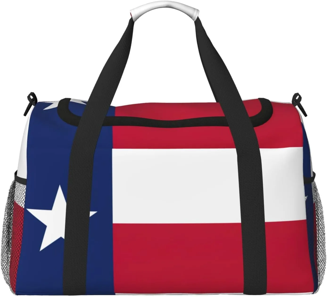 Flag of Texas print Large Canvas Travel Duffel Bag Weekender Bags for Women Overnight Bag Carry On Tote Bag