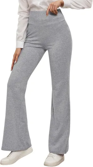 Flare Leggings for Women High Waisted Tummy Control Yoga Pants Butt Lifting Pull On Workout Bootcut Bell Bottoms