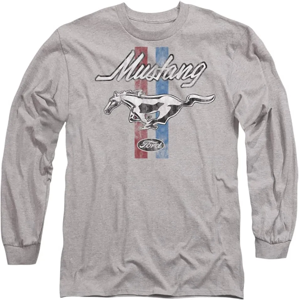 Ford Mustang Mustang Stripes Unisex Adult Long-Sleeve T Shirt