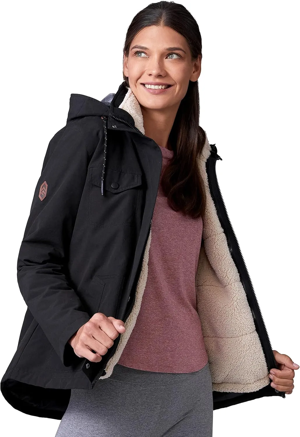 Free Country Women's Cascade Canvas 3-in-1 Systems Jacket
