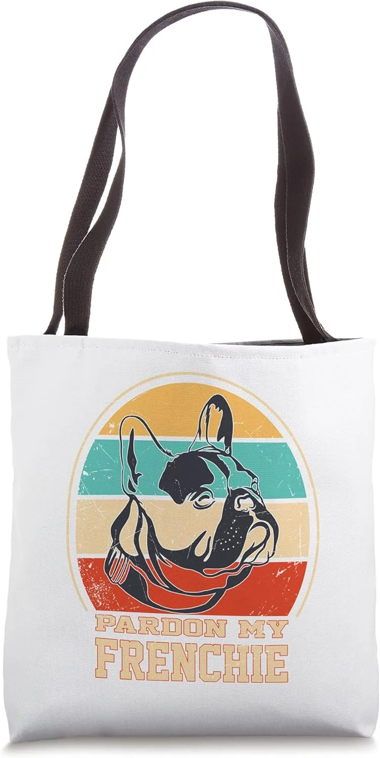 French Bulldog - Pardon My Frenchie - cool dogs Tote Bag