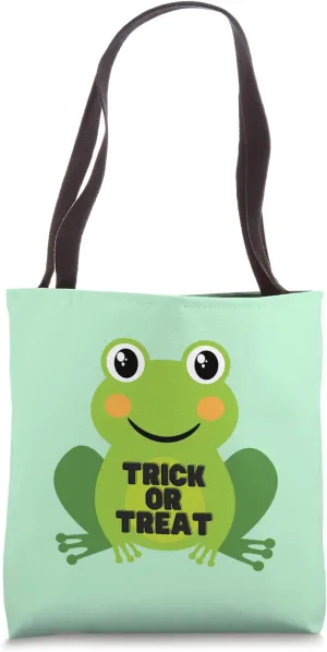 Frog Trick or Treat Bag Tote Bag