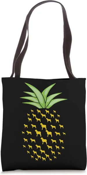 Funny Istrian Coarse Haired Hound Dog Ananas Pineapple Tote Bag