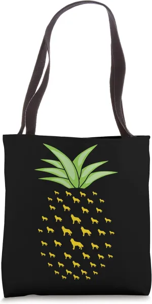 Funny Northern Inuit Dog Dog Ananas Pineapple Tote Bag