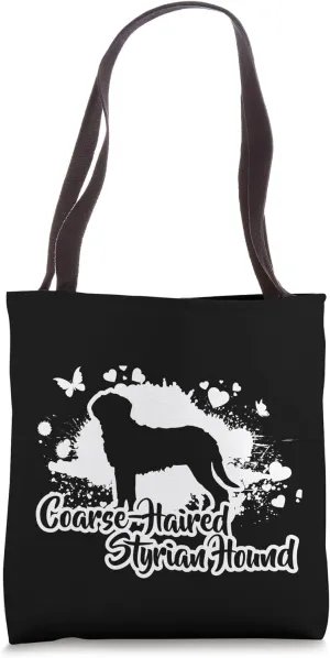 Funny Proud Coarse-Haired Styrian Hound dog mom dog Tote Bag