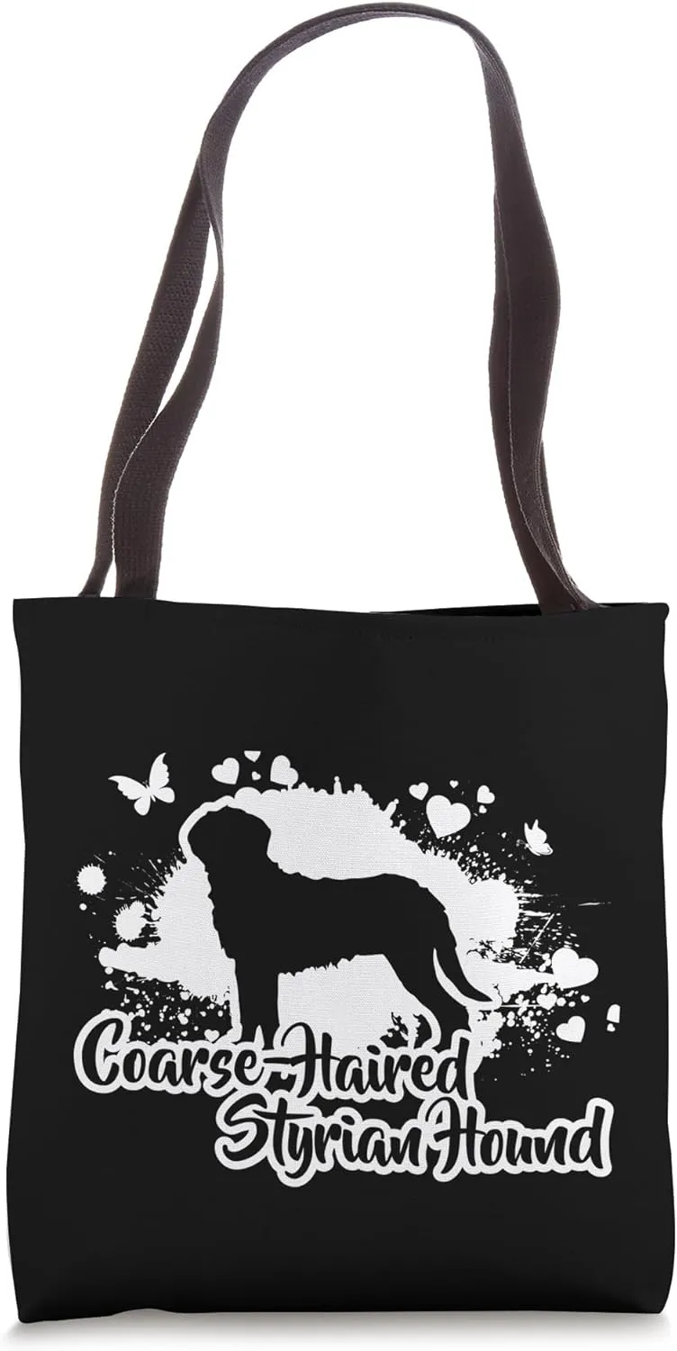 Funny Proud Coarse-Haired Styrian Hound dog mom dog Tote Bag