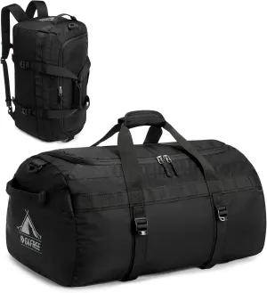 G4Free Gym Bag for Women Men 45L Duffle Backpack with Shoe Compartment Water Resistant Travel Weekender Bag