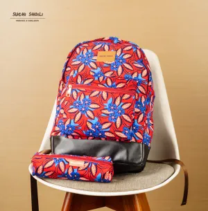 Garden Flower Corduroy Premium Backpack