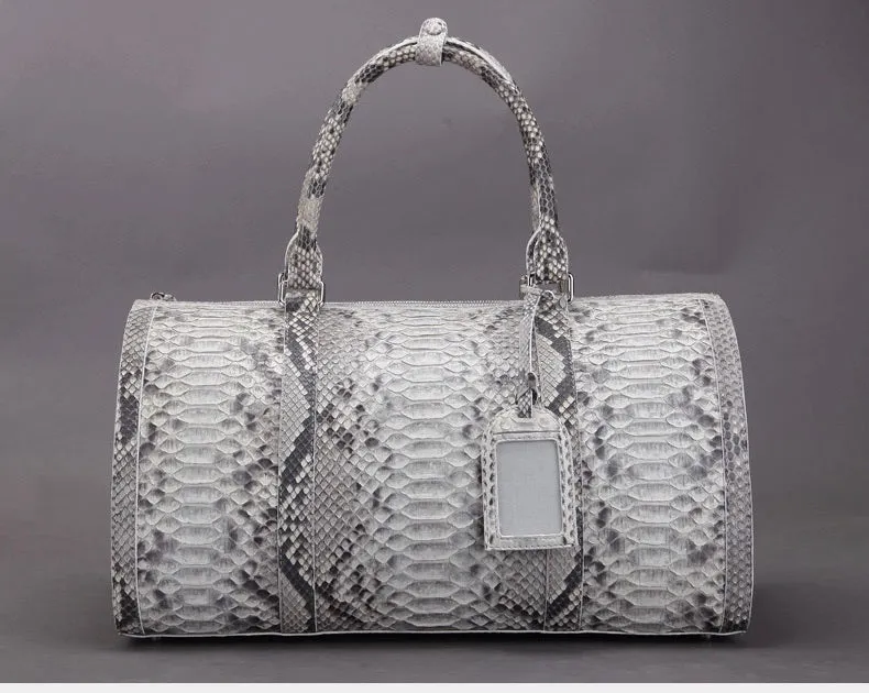 GENUINE PYTHON DUFFLE BAG "FLYING HIGH"