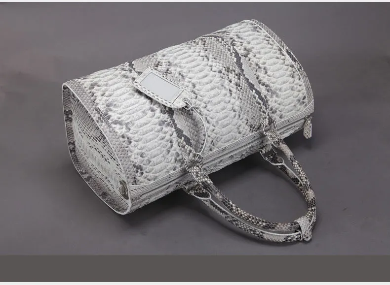 GENUINE PYTHON DUFFLE BAG "FLYING HIGH"