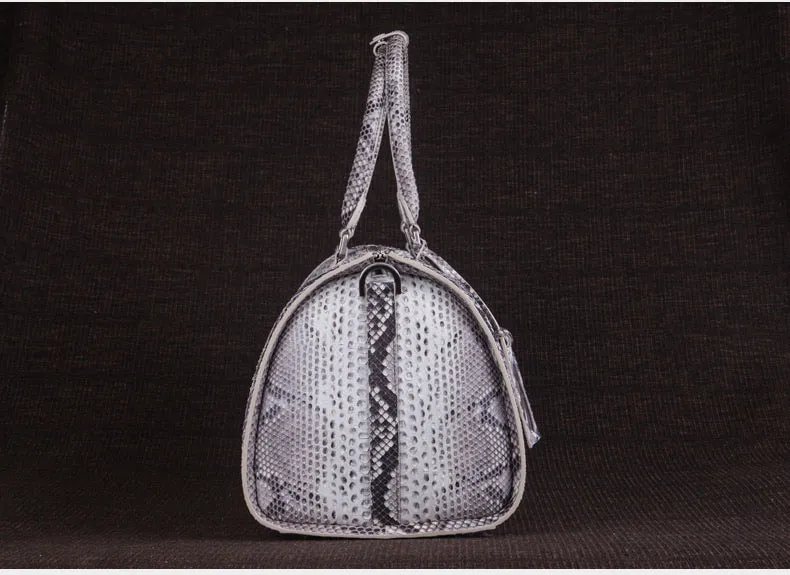 GENUINE PYTHON DUFFLE BAG