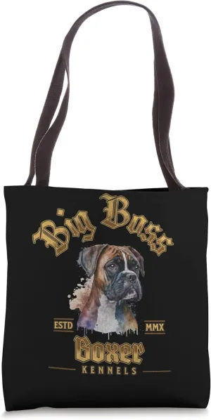 German Boxer Dog - Big Boss Kennel Tote Bag
