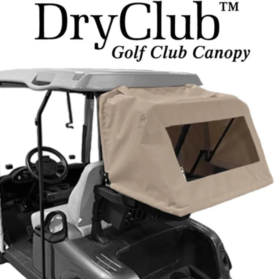 Golf Cart Club Cover – DryClub Canopy in Sunbrella Canvas - Golf Club Canopy Golf Carts, Golf Cart Accessory (Fits: EZGO, Club Car, Yamaha)