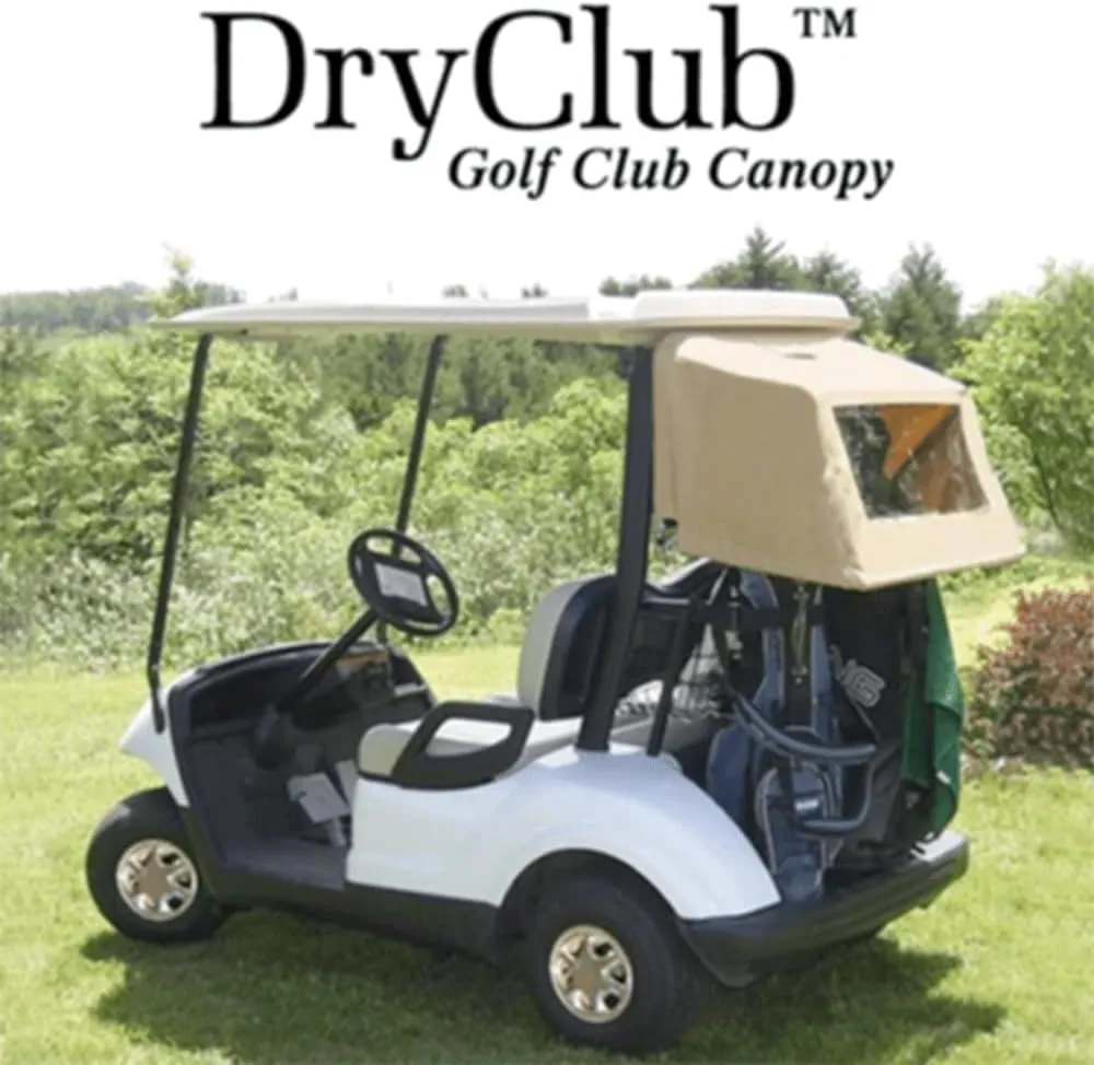 Golf Cart Club Cover – DryClub Canopy in Sunbrella Canvas - Golf Club Canopy Golf Carts, Golf Cart Accessory (Fits: EZGO, Club Car, Yamaha)