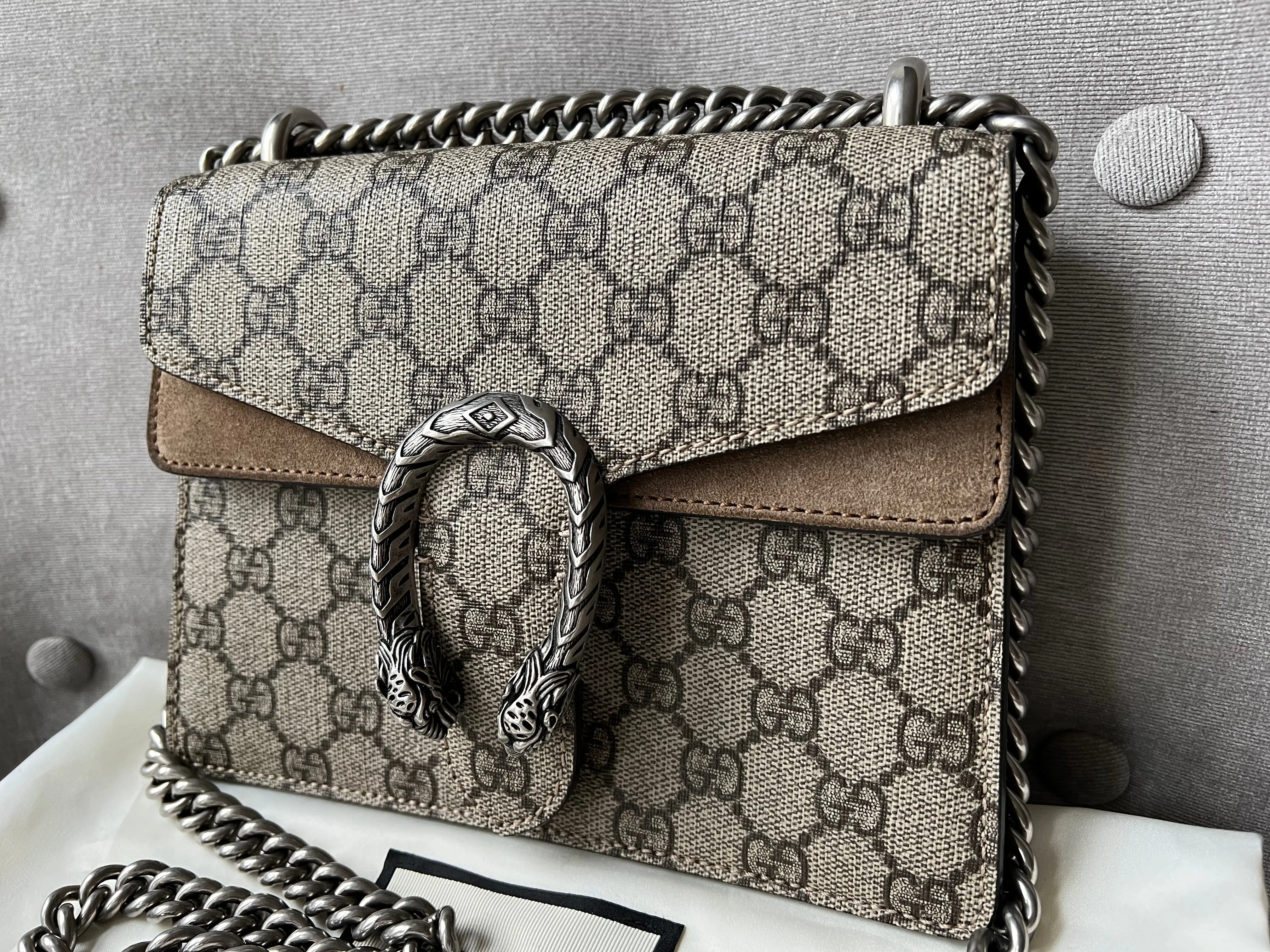 Gucci Dionysus GG Supreme Mini Shoulder Bag (RRP £1,750)