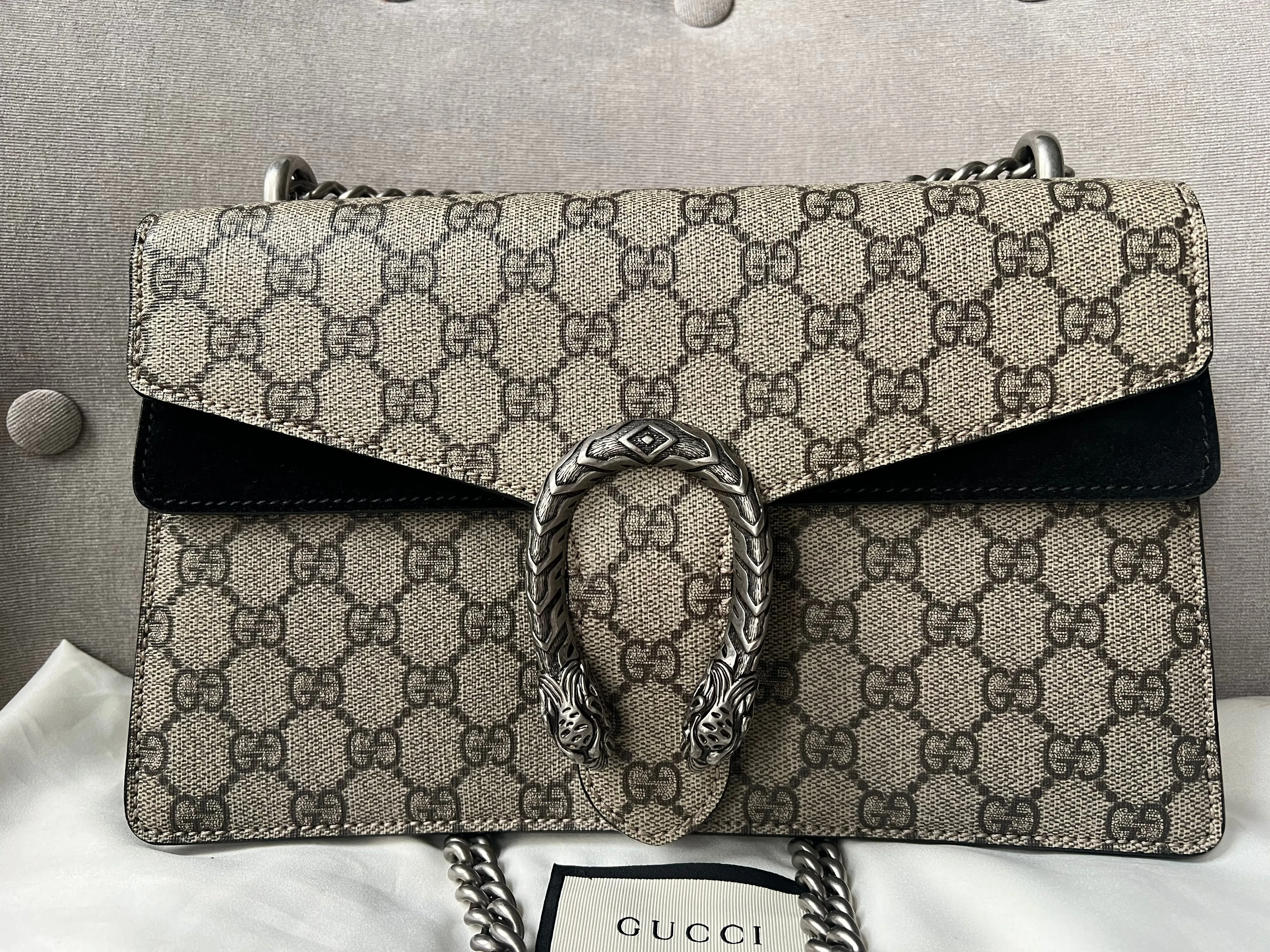 Gucci Dionysus GG Supreme Small Shoulder Bag (RRP £2,220)