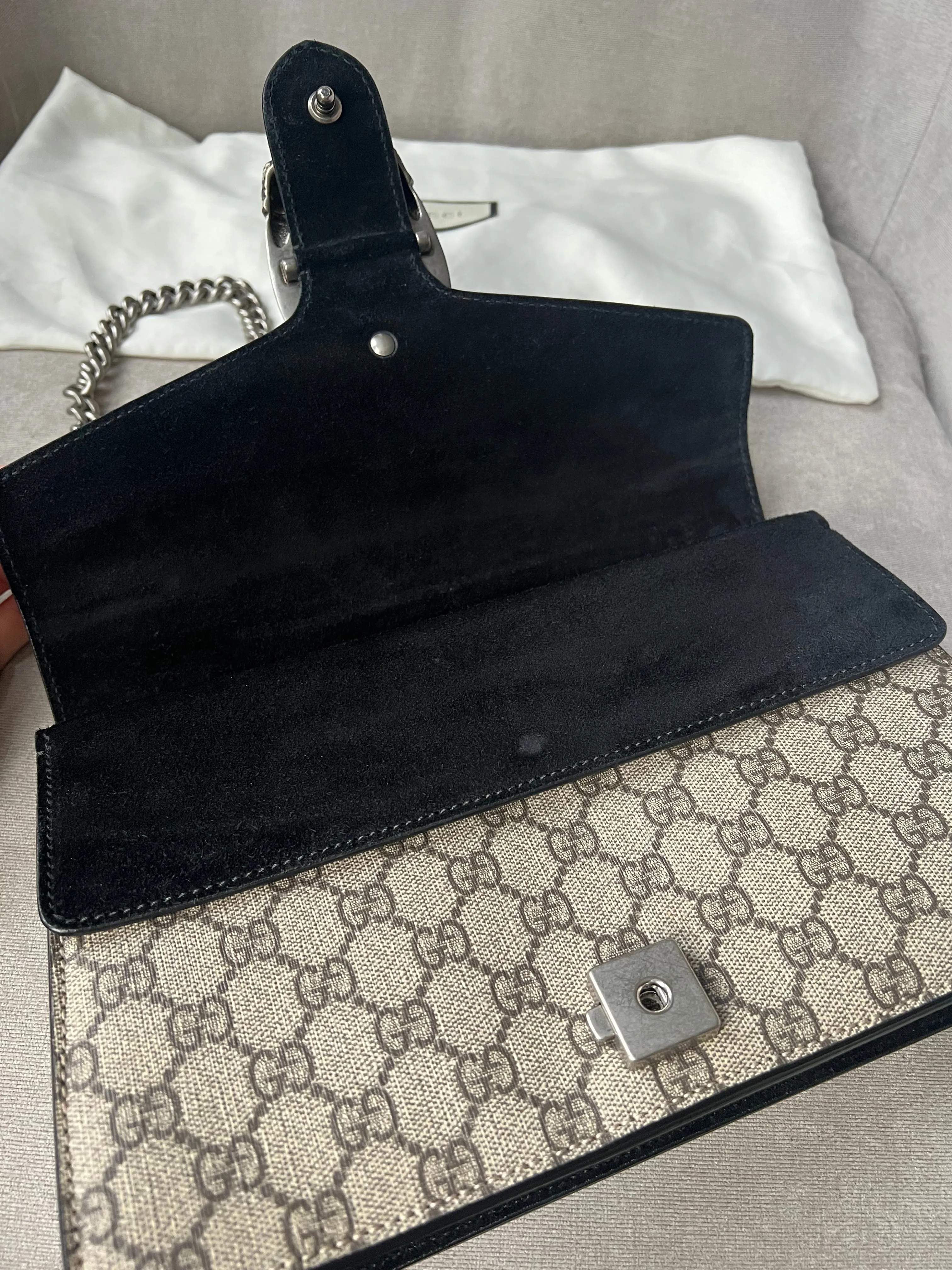Gucci Dionysus GG Supreme Small Shoulder Bag (RRP £2,220)