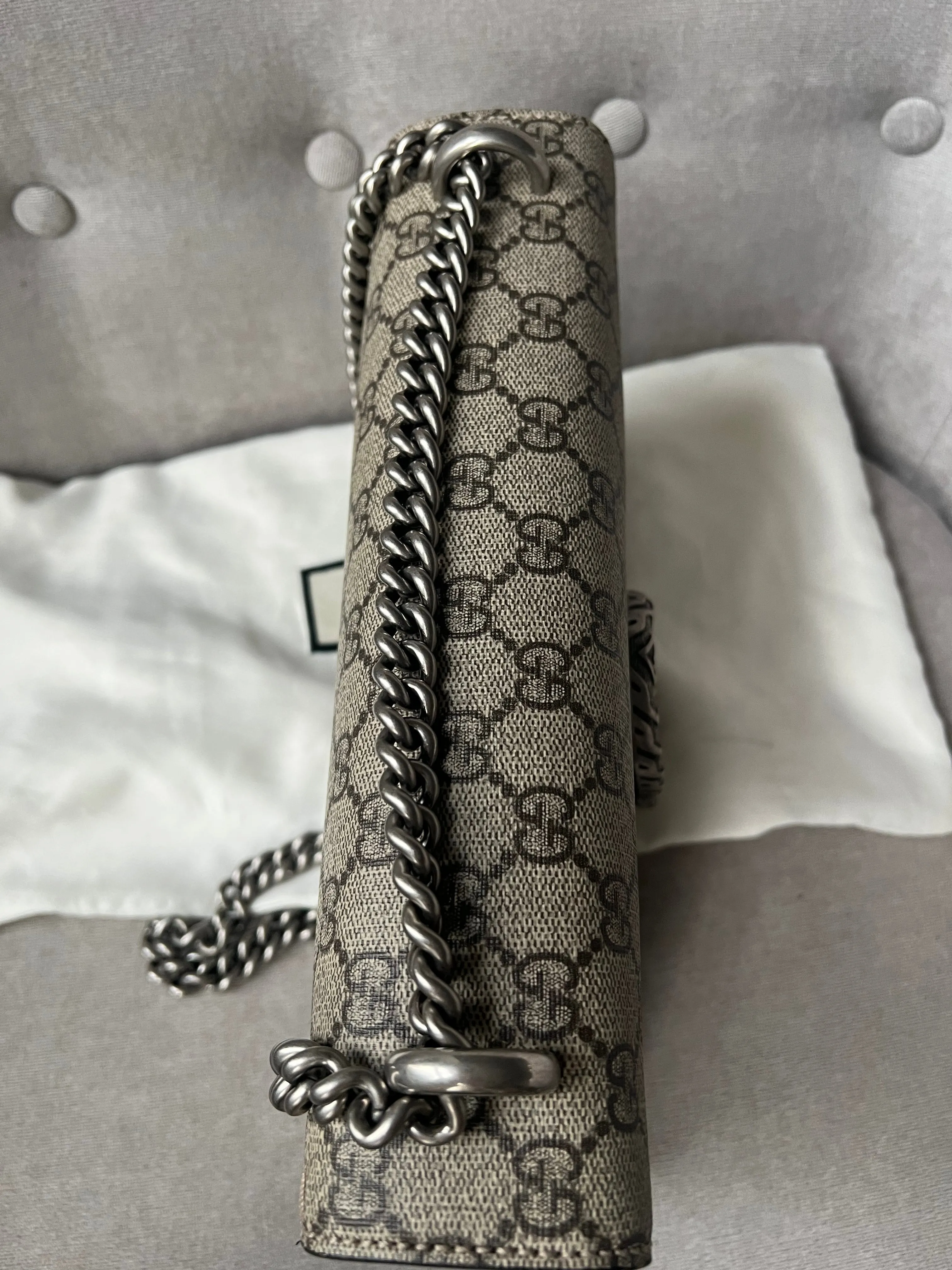 Gucci Dionysus GG Supreme Small Shoulder Bag (RRP £2,220)