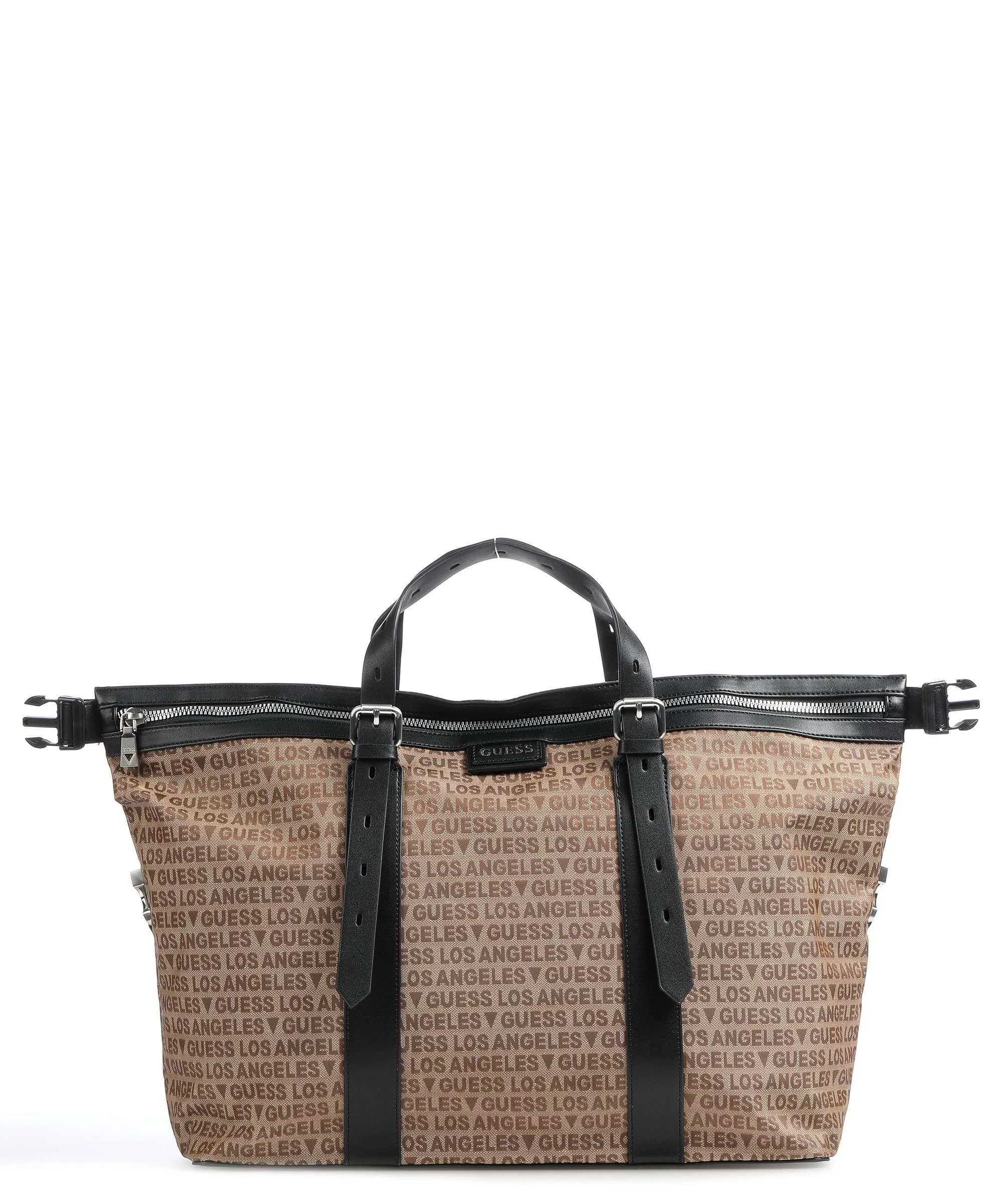 Guess Dan LA Men's Duffle Bag In Brown