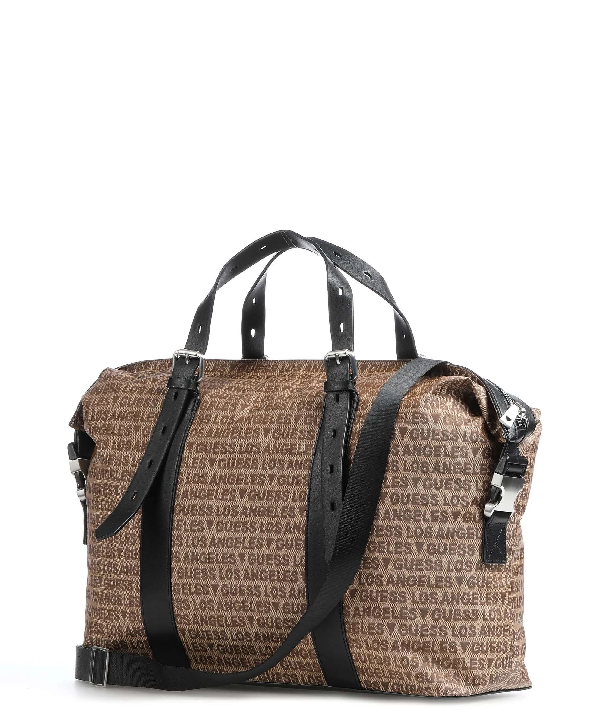 Guess Dan LA Men's Duffle Bag In Brown