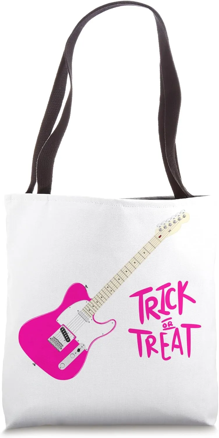 Guitar Trick Or Treat Bag Tote Bag