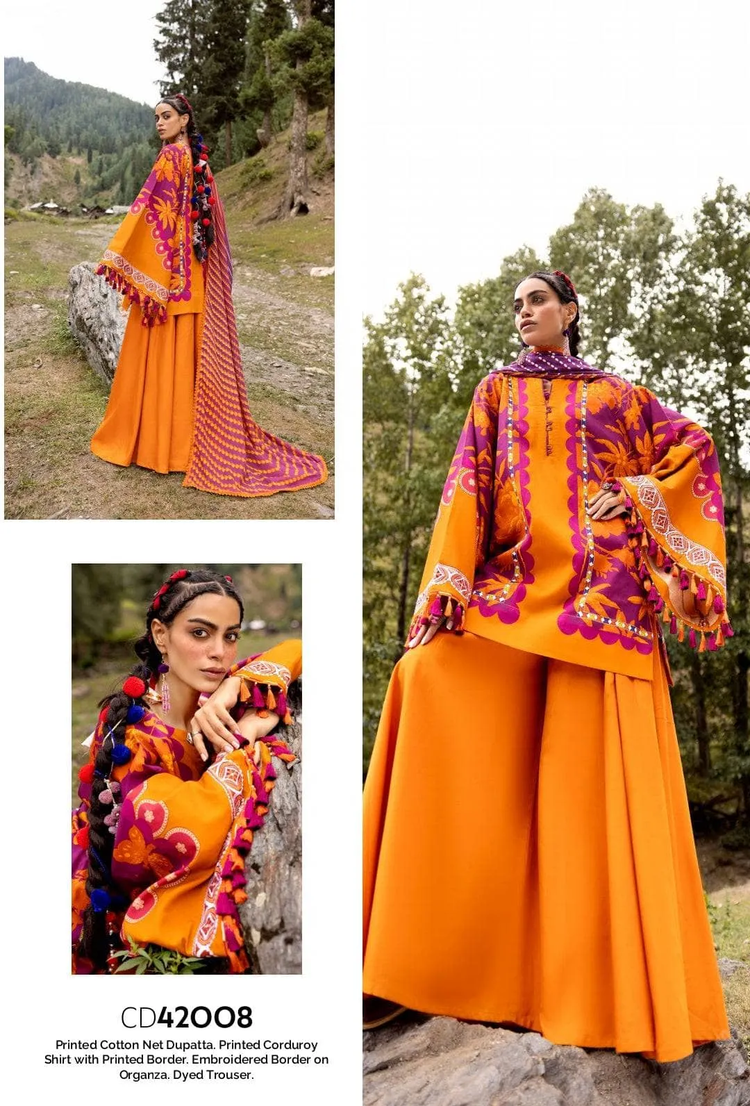 Gul Ahmed Winter 24/Corduroy/CD42008