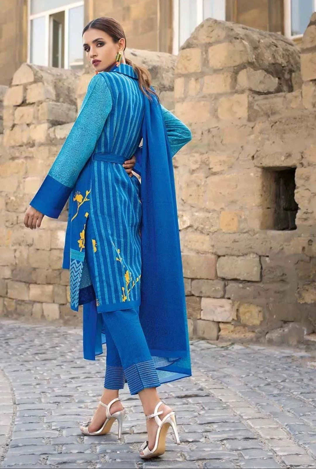Gul Ahmed Winter Collection/K Series/3Pc/Khaddar/K 45 A