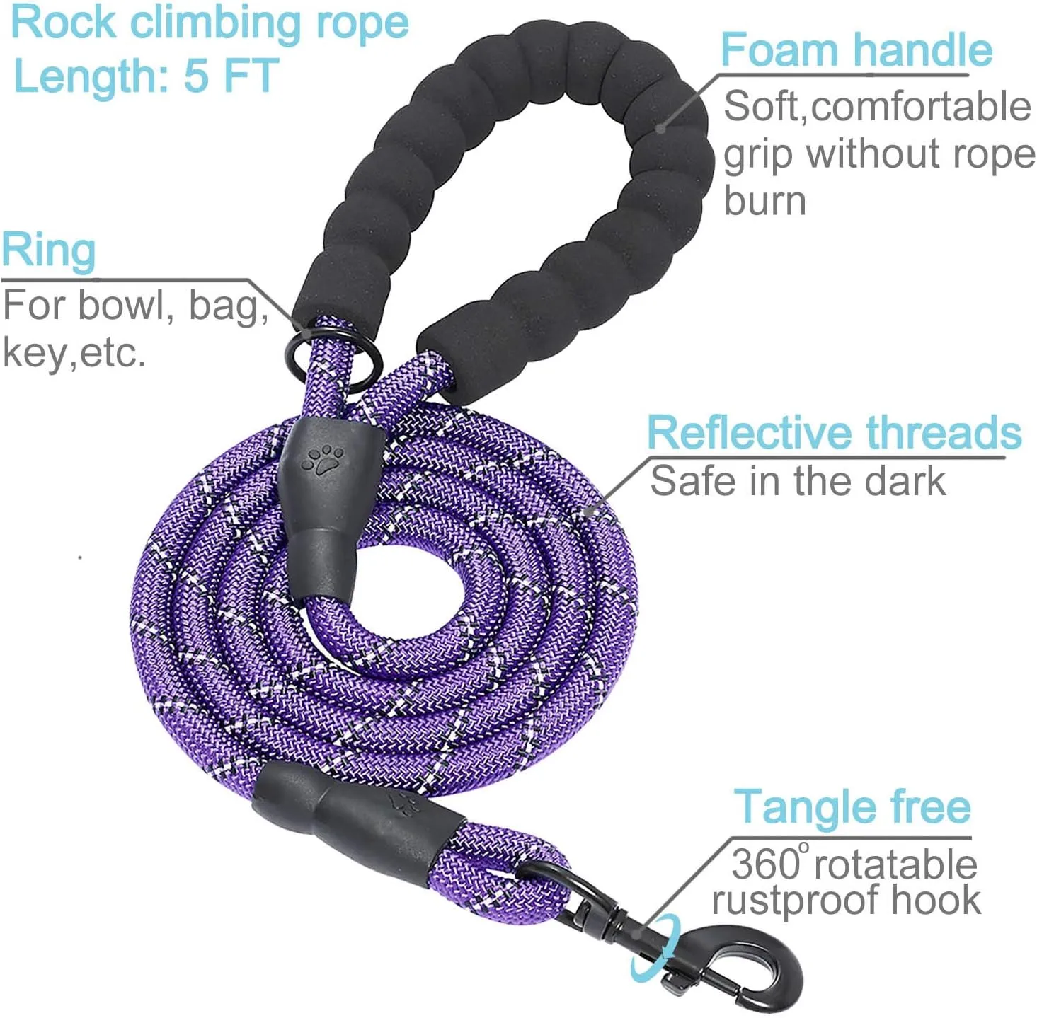 haapaw 2 Packs Martingale Dog Collar with Quick Release Buckle Reflective Dog Training Collars for Small Medium Large Dogs