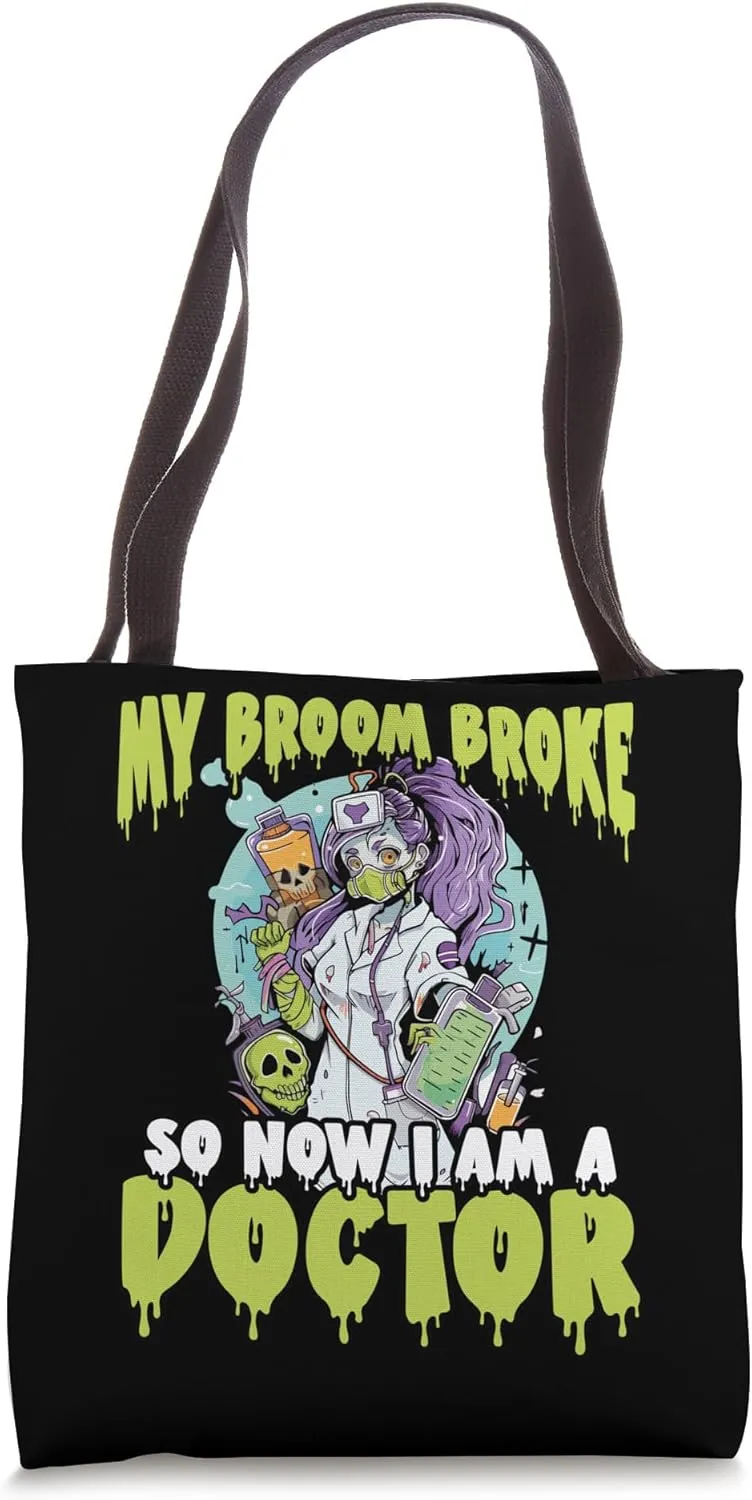 Halloween Doctor Costume Medical Physician Trick Or Treat Tote Bag
