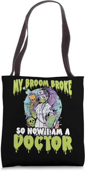 Halloween Doctor Costume Medical Physician Trick Or Treat Tote Bag
