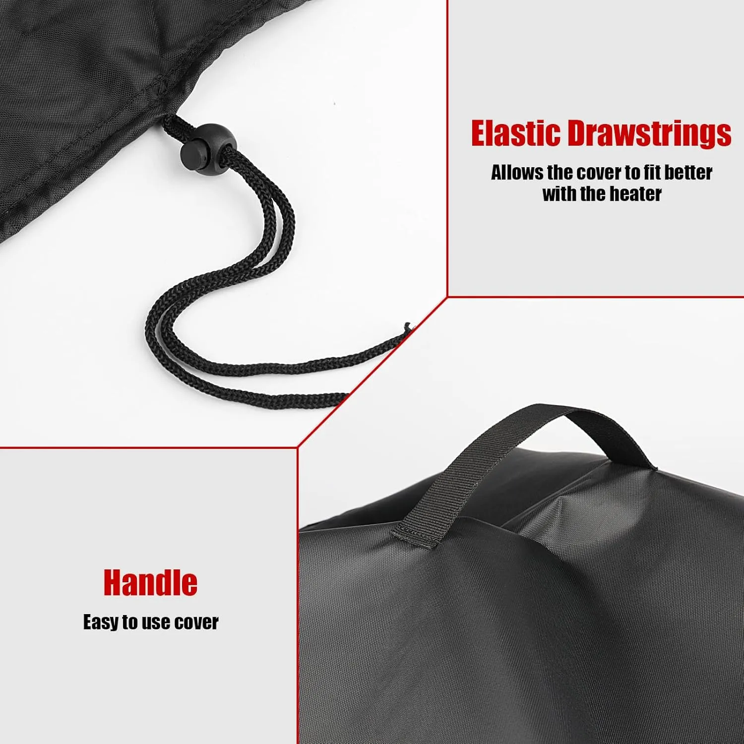 Heater Covers for Buddy Heater, Indoor Propane Cover Waterproof Storage Cover for Patio Outdoor Home Use