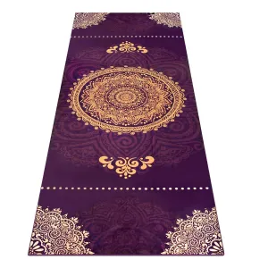 Heathyoga Non Slip Hot Yoga Towel, 100% Microfiber Non Slip Yoga Mat Towel for Hot Yoga, Pilates and Fitness, Exclusive Corner Pockets Design   Free Spray Bottle