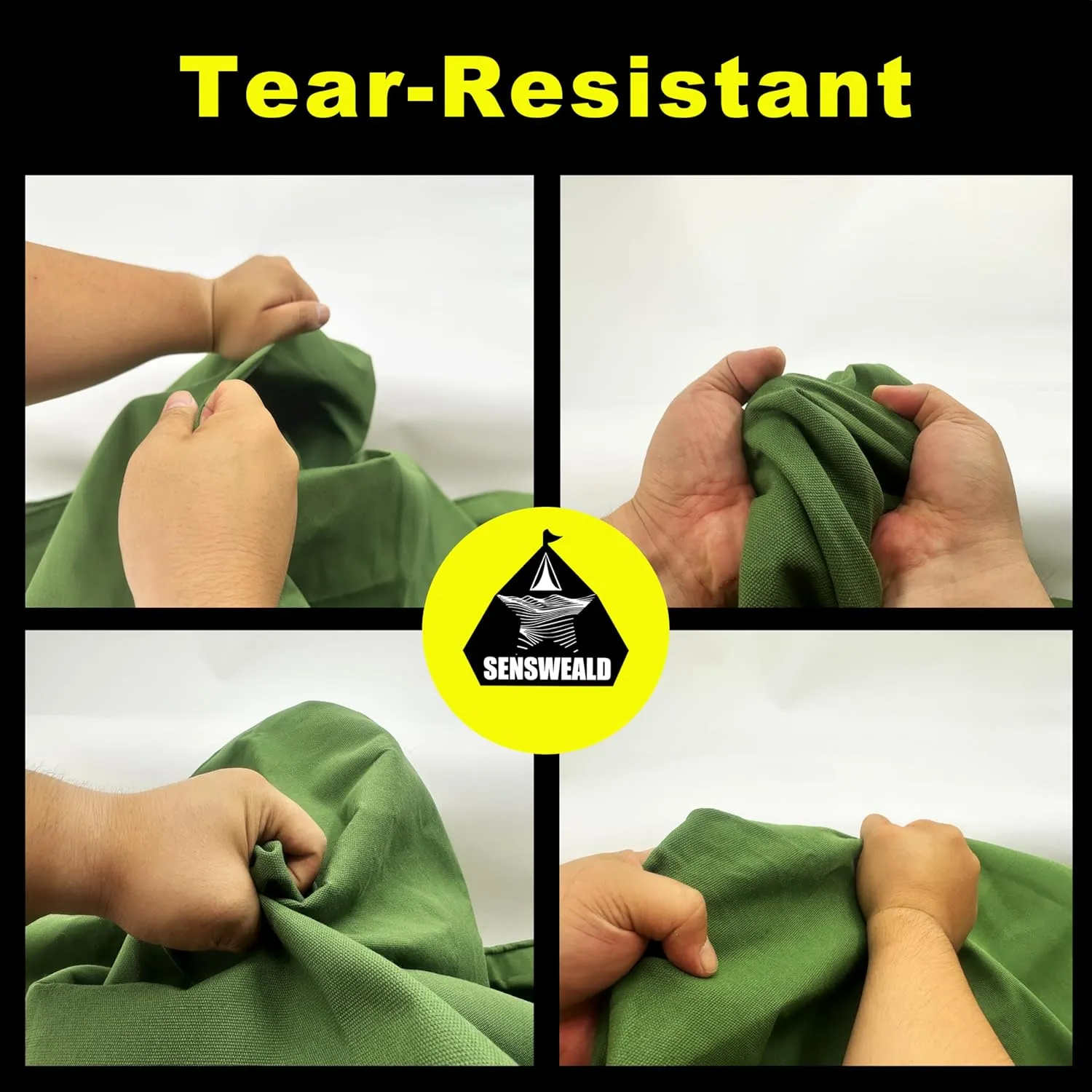 Heavy Duty Canvas Tarp 4x8 Feet 16oz Water-Resistant Canvas Tarp with Grommets，Tear Resistant, Durable, Multipurpose Protective Green Cover for Camping, Tent, Car