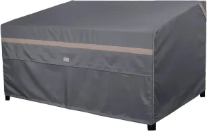 Heavy Duty Waterproof Patio Furniture Sofa Covers 104" W X 40" D X 33" H,Fade Resistant 3-Seater Outdoor Waterproof Couch Loveseat Bench Cover Dark Grey