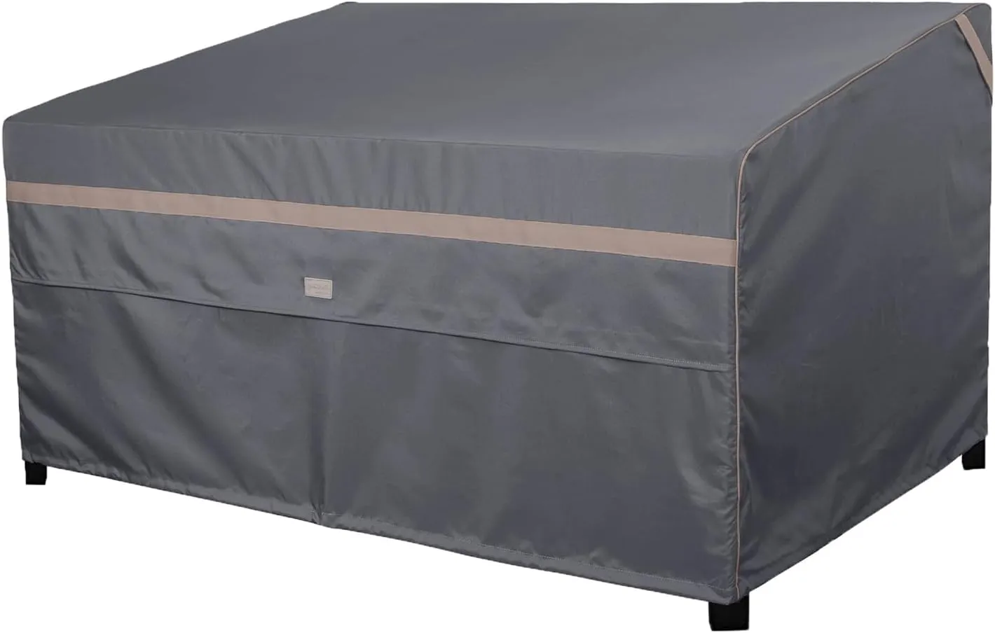 Heavy Duty Waterproof Patio Furniture Sofa Covers 104" W X 40" D X 33" H,Fade Resistant 3-Seater Outdoor Waterproof Couch Loveseat Bench Cover Dark Grey