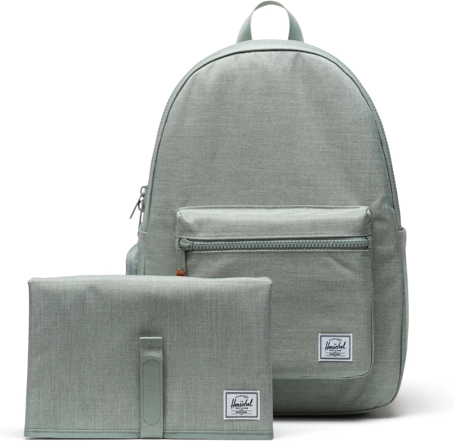 Herschel Supply Co. Settlement Backpack Diaper Bag, Iceberg Green Crosshatch