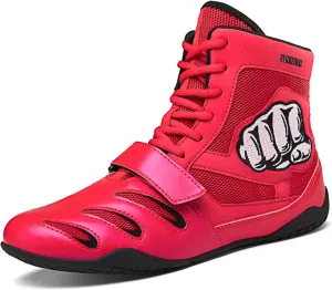High Top Wrestling Shoes Boxing Shoes for Kids, Boys, Girls, Teenager