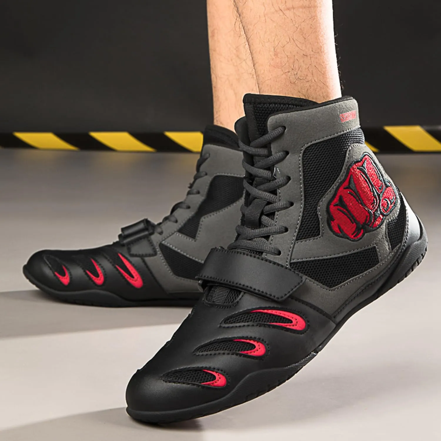 High Top Wrestling Shoes Boxing Shoes for Kids, Boys, Girls, Teenager